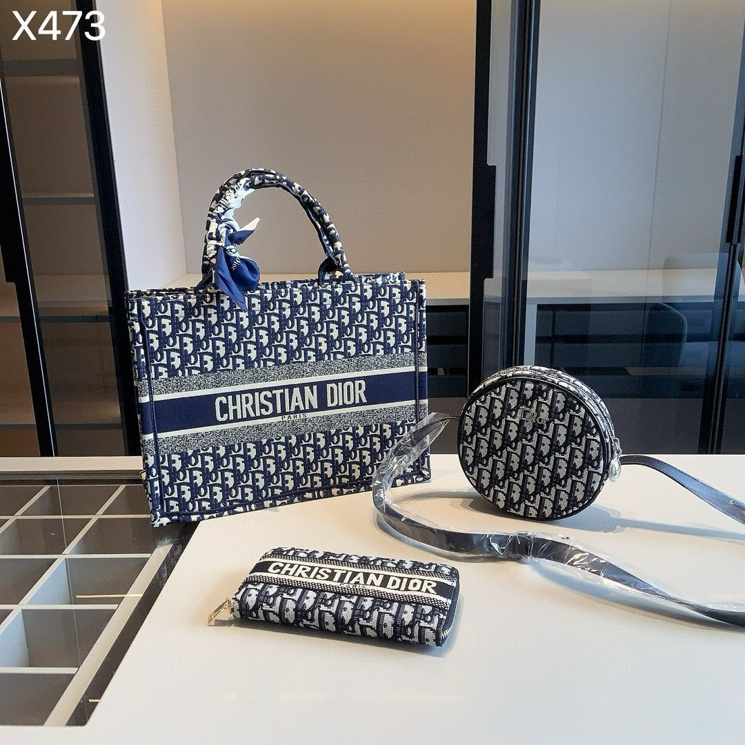 今日 Dior シリーズセットバッグ トートバッグ＆ウォレット 超 なセット | -WTO輸入1
