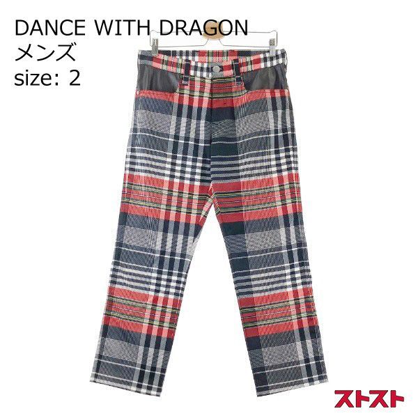 中古 メンズ ダンスウィズドラゴン DANCE WITH DRAGON パンツ 2(M) 赤