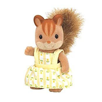 【中古】シルバニアファミリー 人形 くるみリスファミリー くるみリスの女の子 リ-34