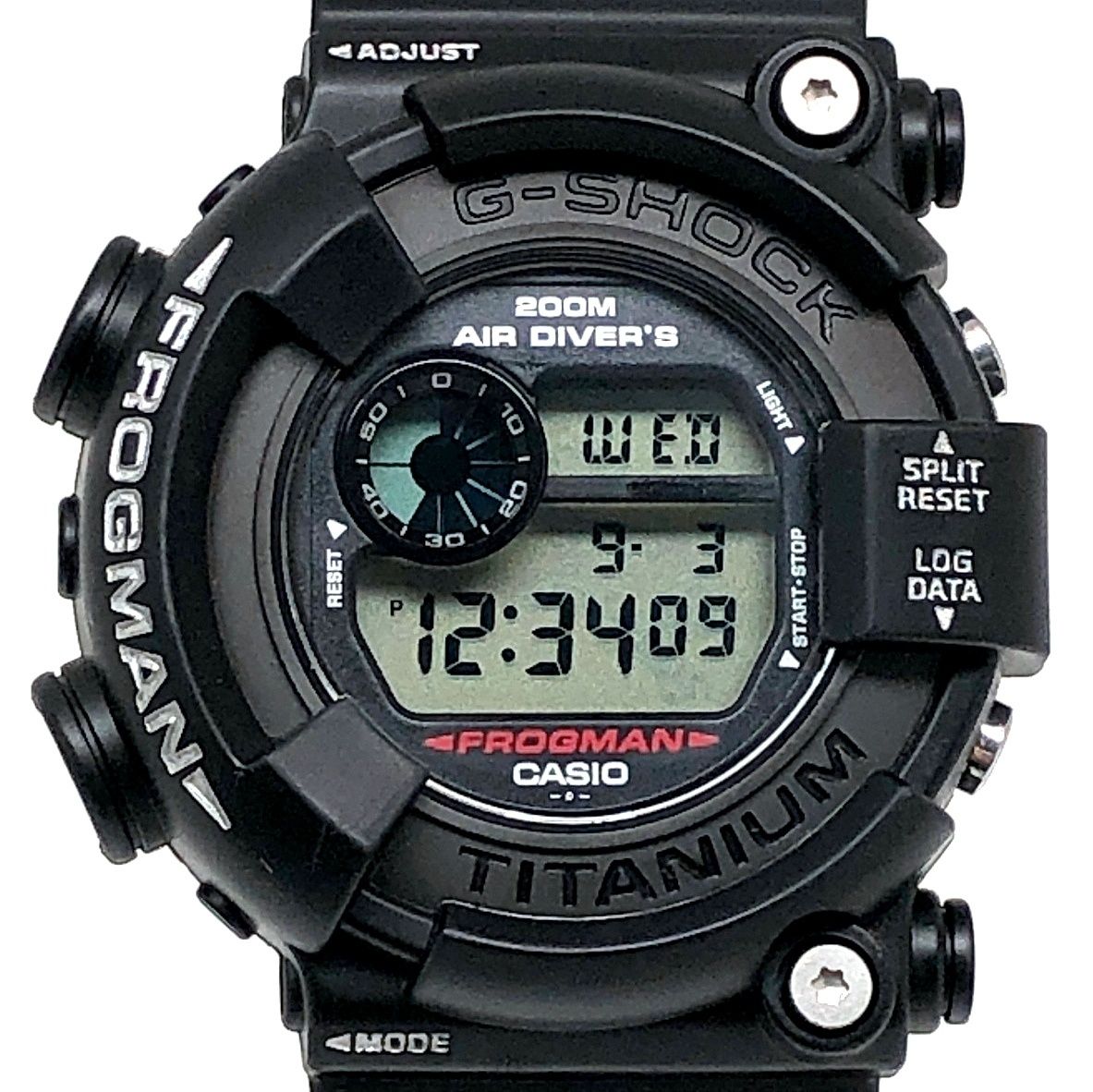 G-SHOCK ジーショック DW-8200Z-1T FROGMAN MEN IN BLACK フロッグマン メンインブラック 潜水蛙EL MIB 1997年10月発売