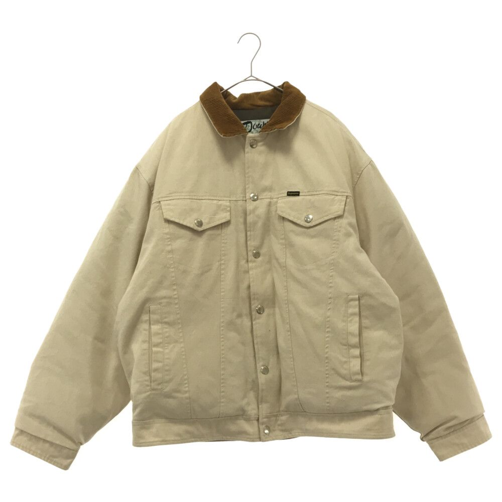 SUPREME (シュプリーム) 22AW ×Schott Canvas Down Trucker Jacket