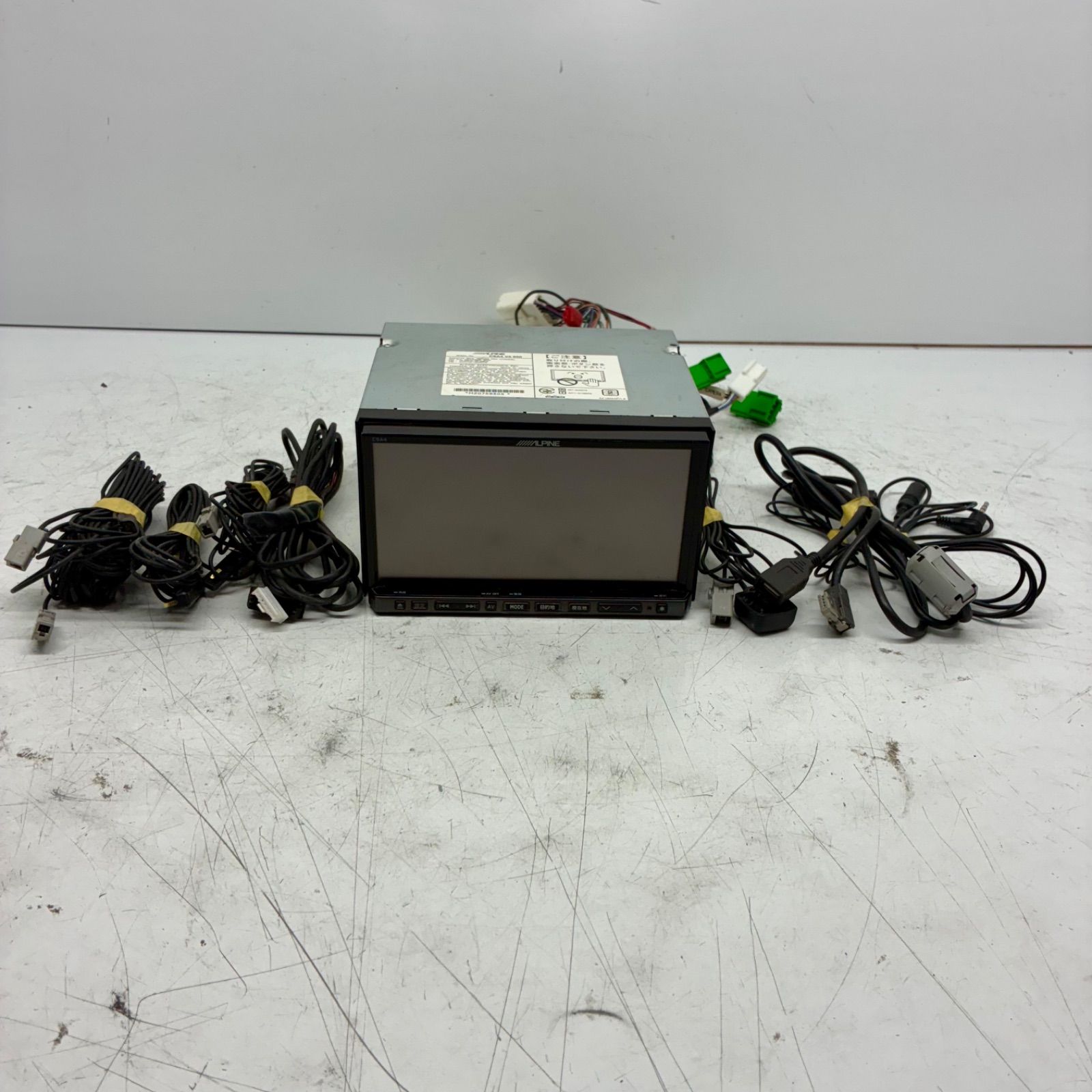 マツダ 純正 ALPINE アルパイン HDDナビ フルセグ 2DIN C9A4 V6