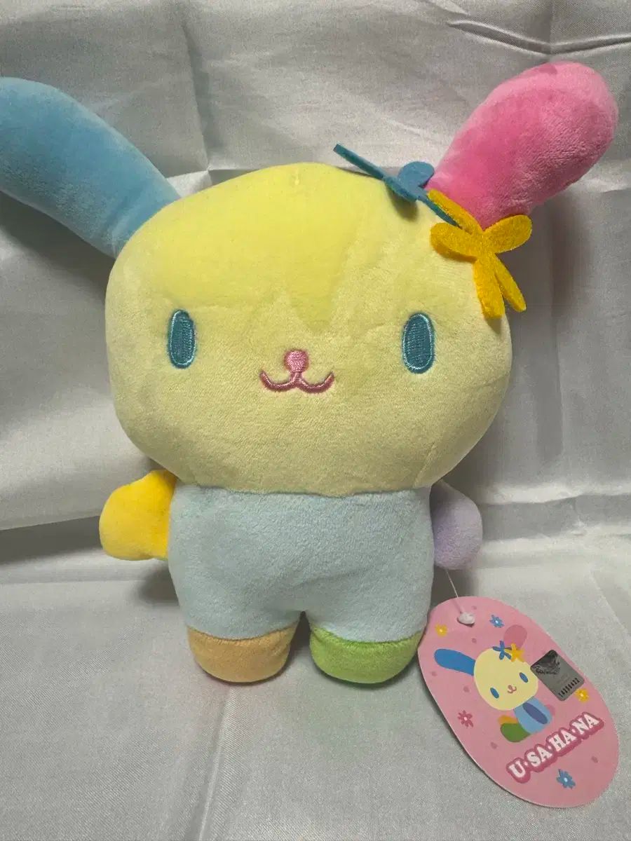 ウサハナ サンリオ : ぬいぐるみ - 人形 うさぎ マスコット ウサハナ｜ショップ・グッズ｜ハーモニーランド おもちゃ おもちゃ・知育 Qoo10] | おめかしBIGぬいぐるみ 全1種 Anime