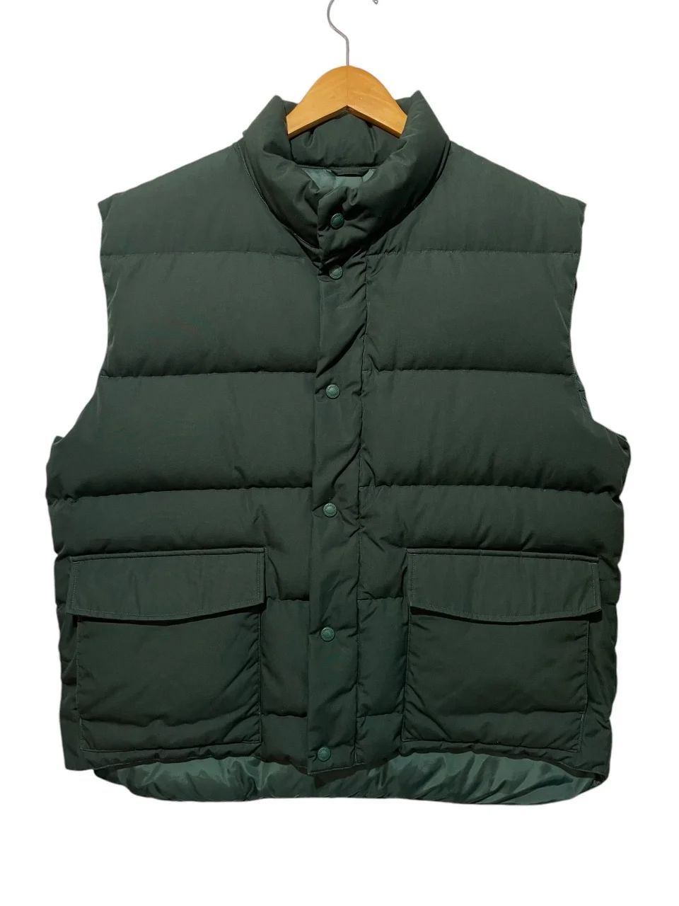 90s~00s Cabela's ダウンベスト グースダウン 深緑 L カベラス Down