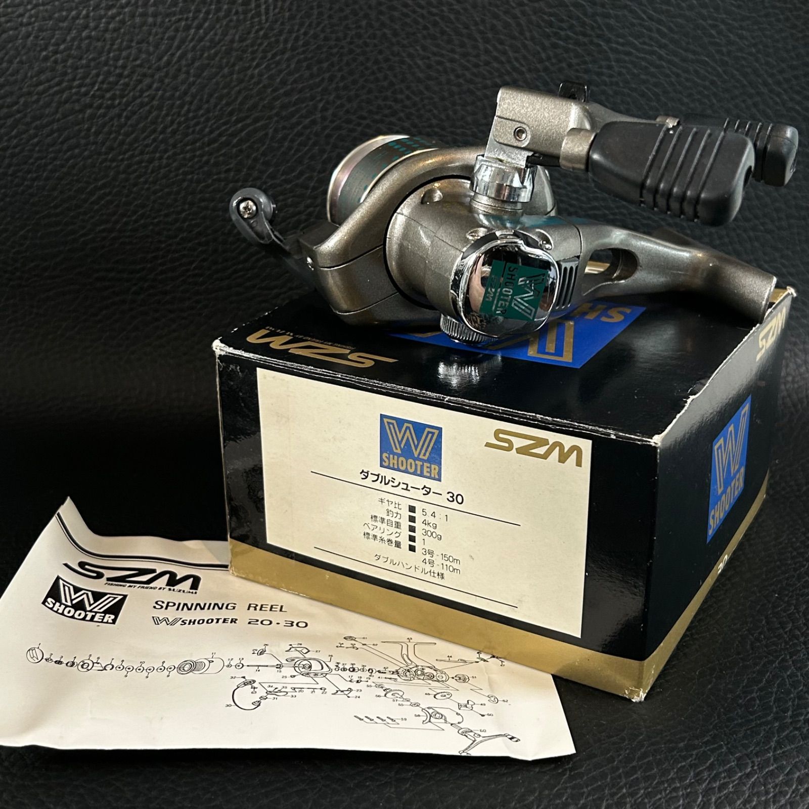 中古 スズミ ダブルシューター 30 SZM W SHOOTER スピニング リール