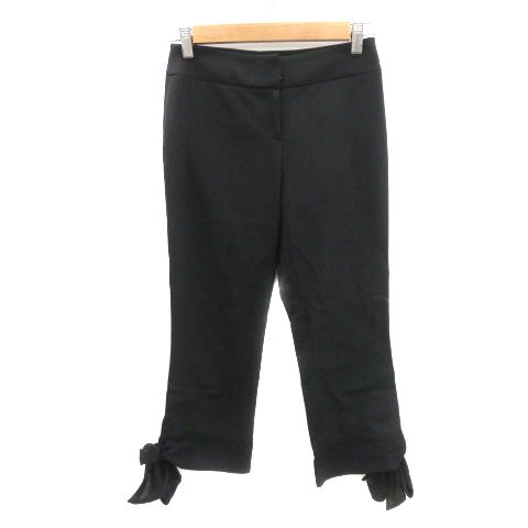 トゥービーシック TO BE CHIC サブリナパンツ 七分丈 リボン 40