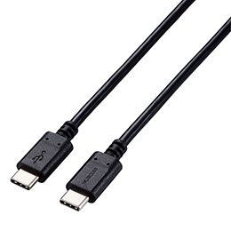 クーポン配布中-スーパー 対象 3個セット エレコム USB2.0ケーブル 認証品 USB Type-C TM to USB Type-C TM U2C-CC5PC10NBKX3