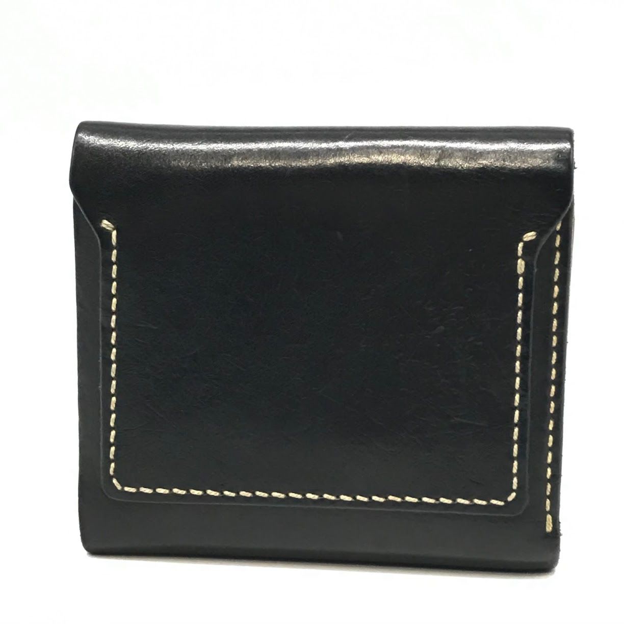 MOTO 二つ折り財布　ブラック 倉吉店】LEATHER ARTS & CRAFTS MOTO | レザーアーツアンド