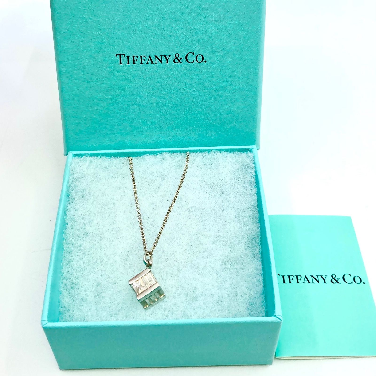 美品 TIFFANY&Co. ティファニー ネックレス キューブ サイコロ - メルカリ