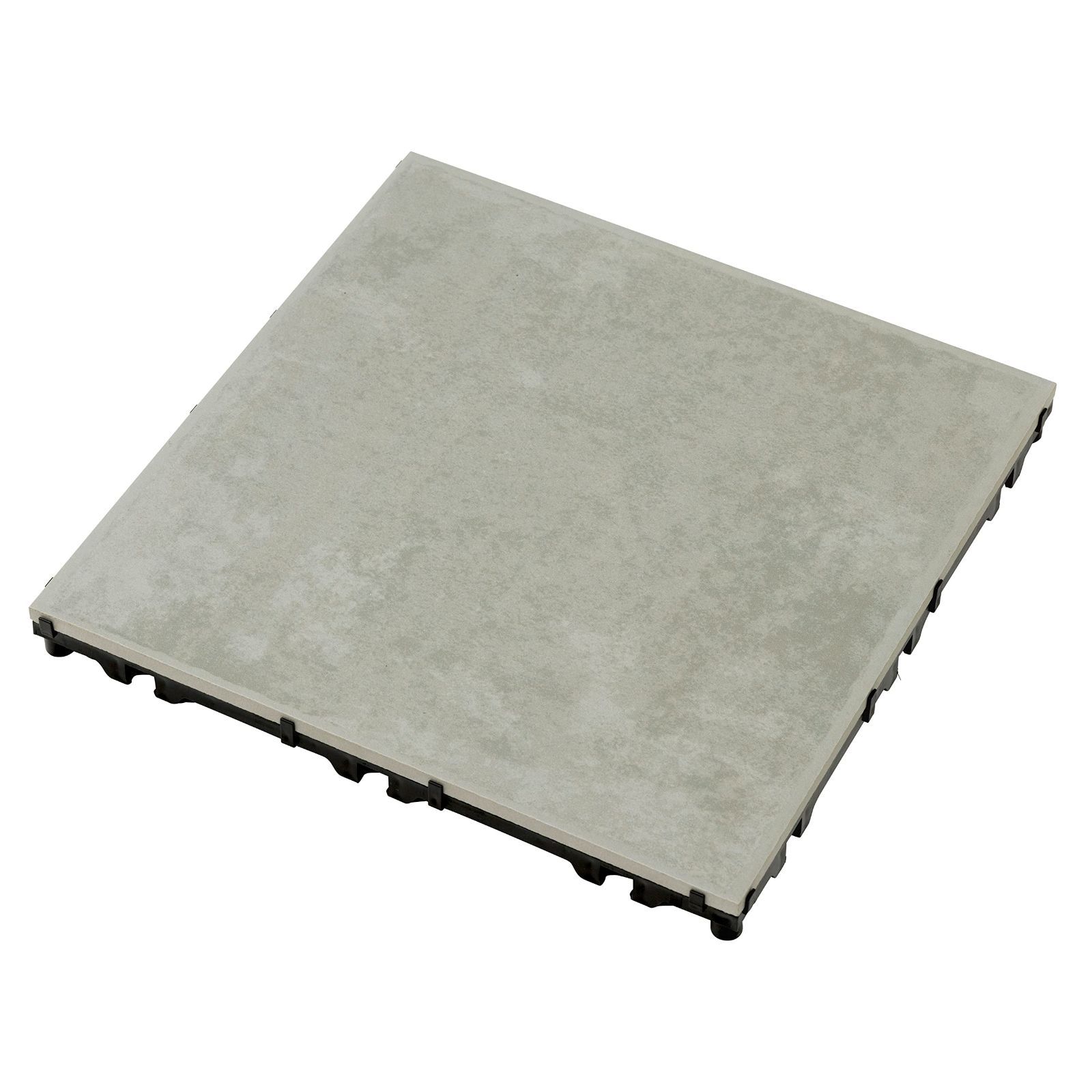 新品 タカショー デッキ 敷くだけタイル 磁器 ライトグレー 9枚組 【JBG-JCLG2/9S】 リニューアル品 ジョイント 脱着式