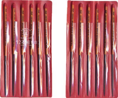 ツボサン 組ヤスリ 12本組 角 荒目 KA 012-01