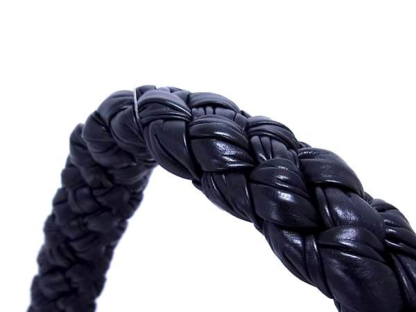 【美品】ボッテガヴェネタ ハンドバッグ 巾着 がま口 イントレチャート ネイビー m97976392645_1.jpg?1748619858