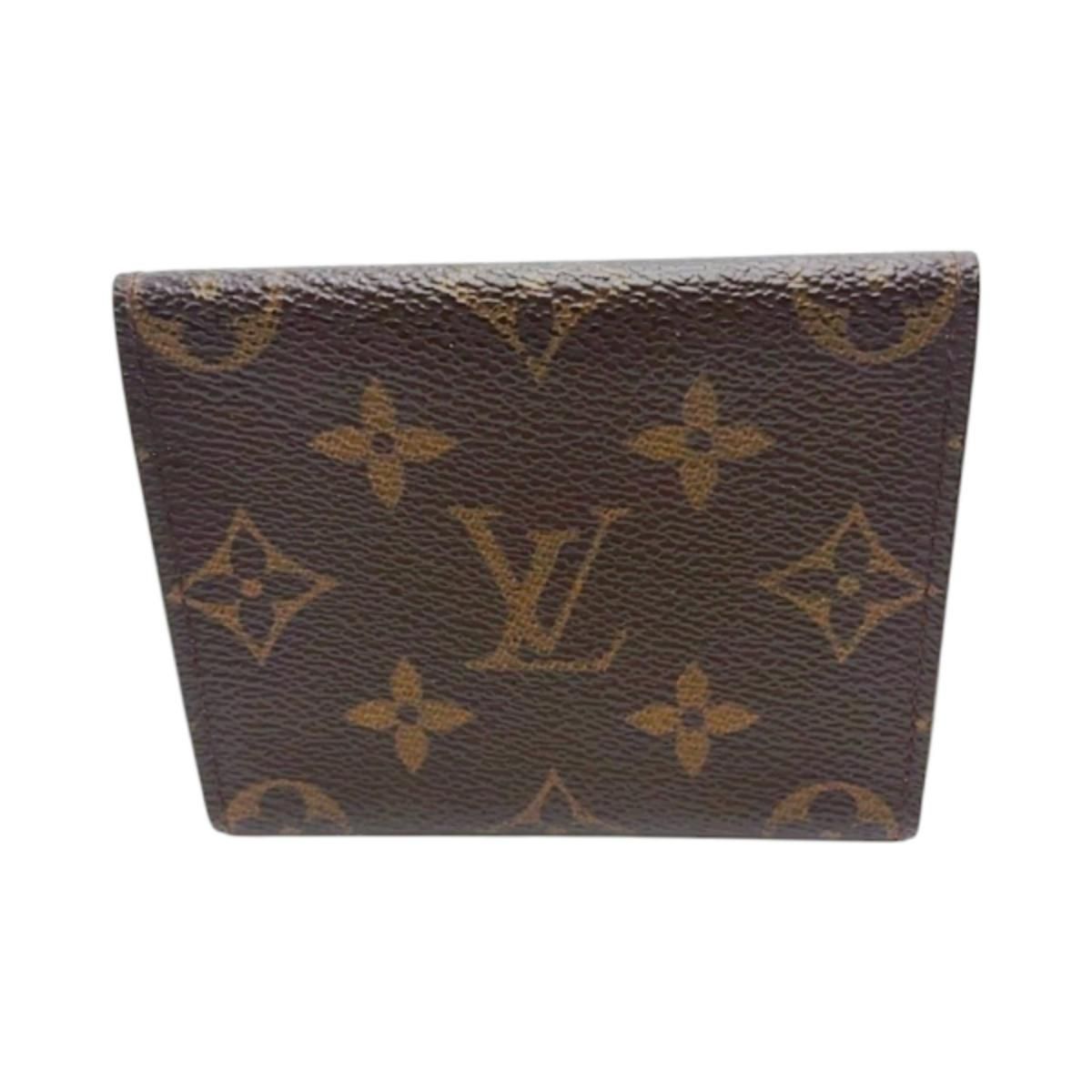 ルイヴィトン M62920 モノグラム カードケース アンヴェロップ カルト ドゥ ヴィジット 名刺入れ LOUIS VUITTON ブラウン