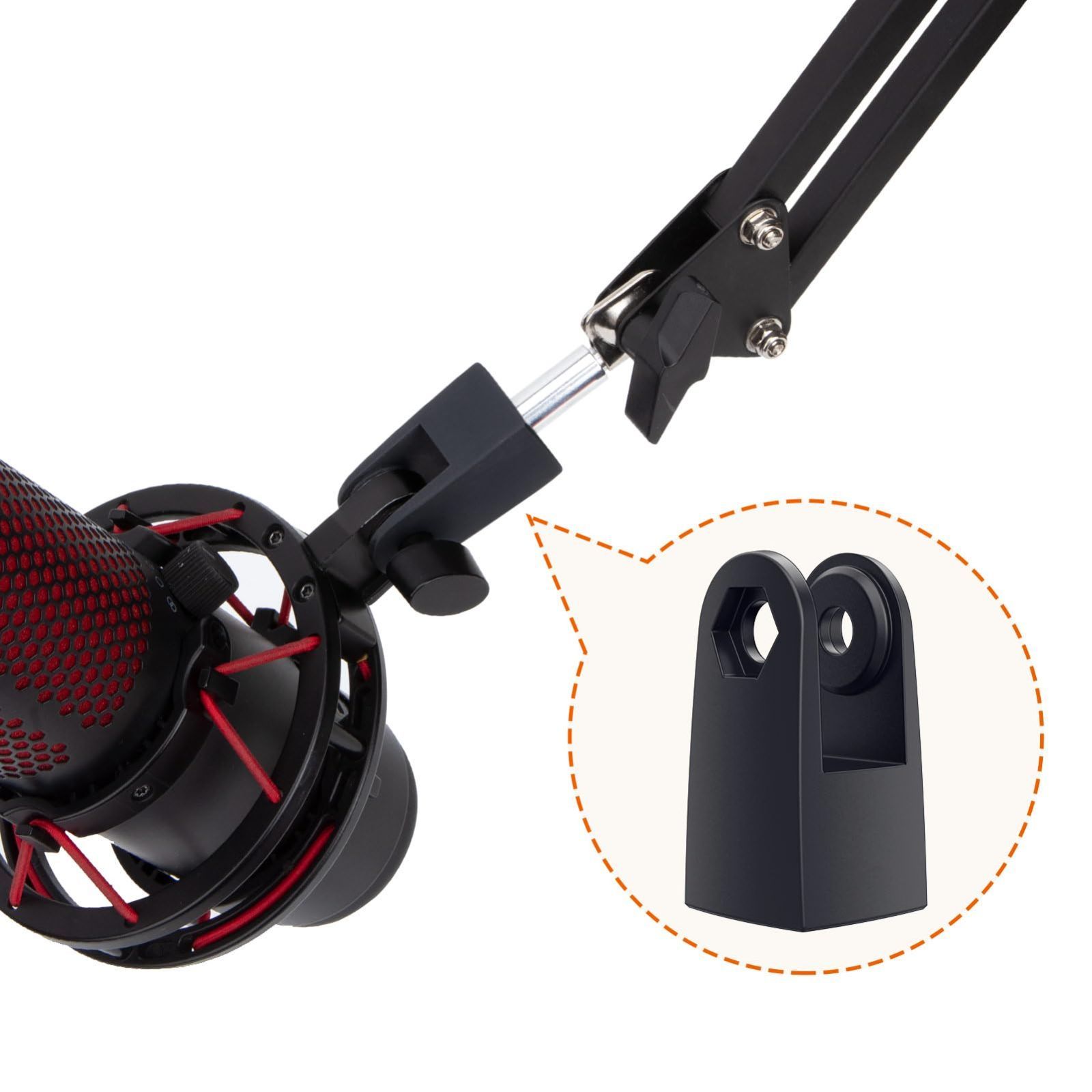HYPERX QuadCast [スタンド付き][マウントアダプター紛失] Amazon.com: SUNMON HyperX QuadCast Microphone Mount Adapter