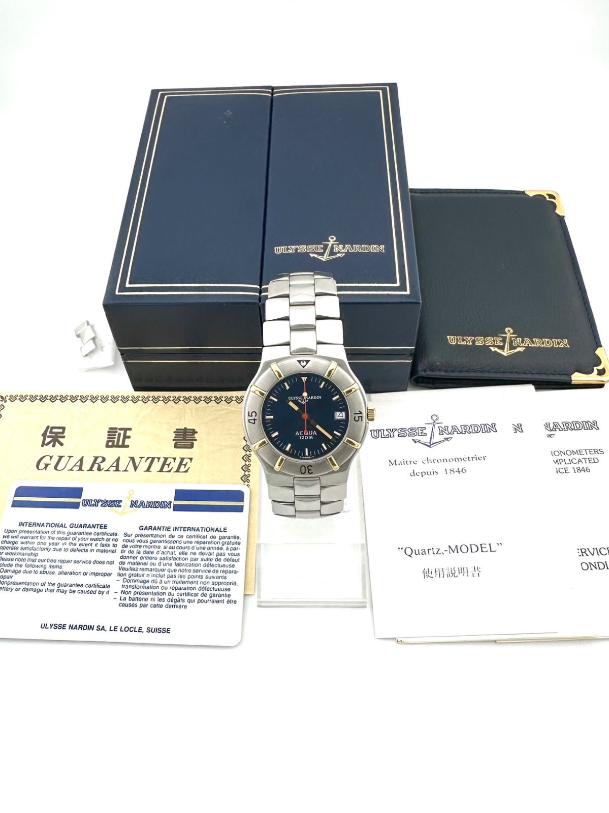 Ulysse Nardin ユリスナルダン アクア デイト クォーツ 楽天市場】ULYSSE NARDIN ユリスナルダン ACQUA アクア