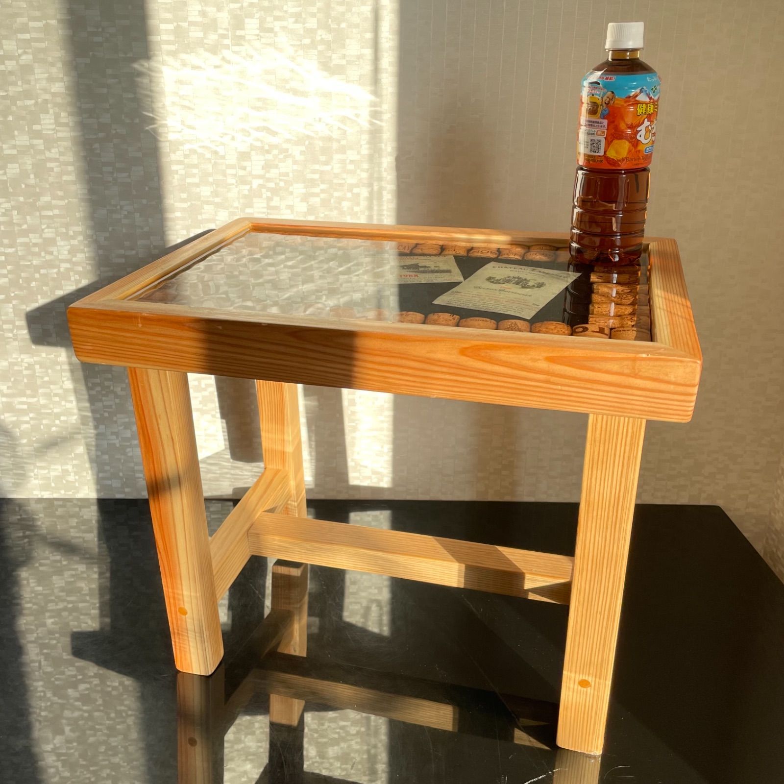 ウッドレジン サイドテーブル リバーテーブル インテリア 家具 机
