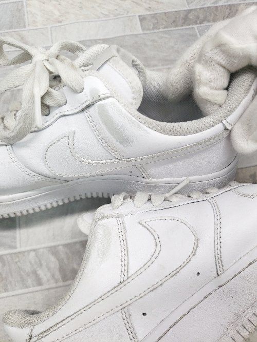 ◇ NIKE AIR FORCE 1 DD8959-100ナイキ エアフォース ワン ロー スニーカー シューズ サイズ24.0㎝ ホワイト レディース P  【1405290019463】