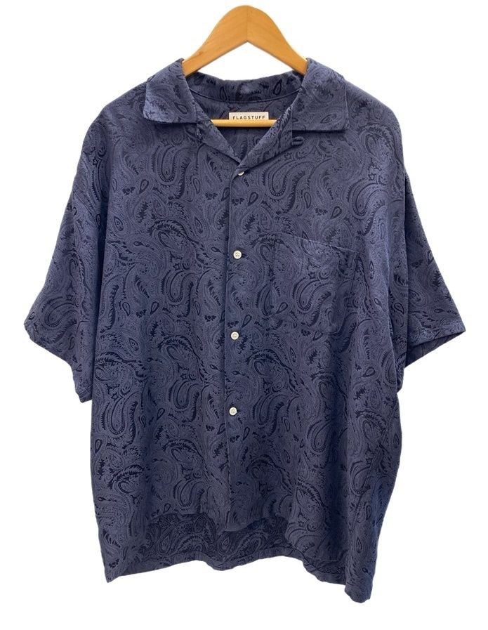 フラグスタフ FLAGSTUFF ORIGINAL PAISLEY S/S SHIRTS #NAVY ペイズリー柄 オープンカラーシャツ  22SS-FS-15 半袖シャツ ネイビー Lサイズ 101MT-2911 - メルカリ