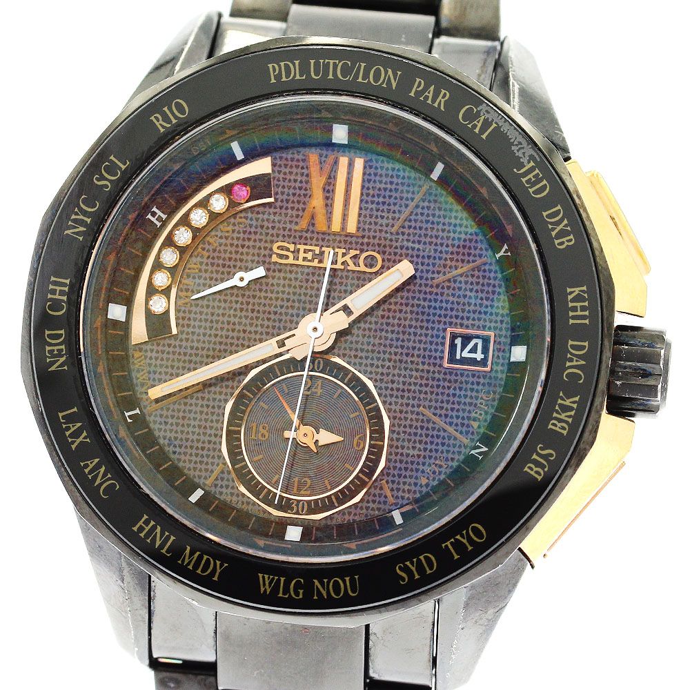 セイコー SEIKO SAGA115|8B54-0AJ0 ブライツ デイト ソーラー電波 メンズ_882806