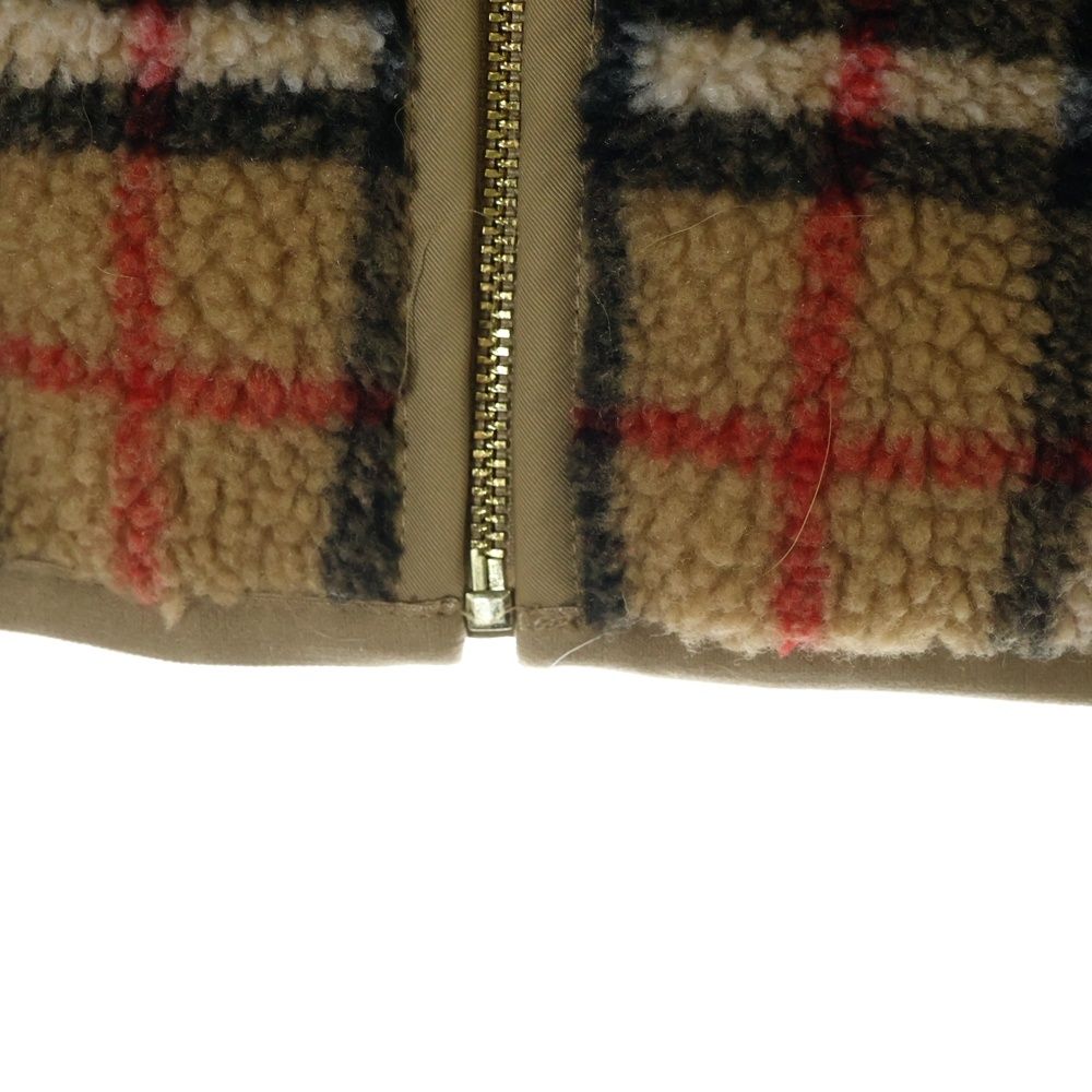 BURBERRY バーバリー ハーフジップ ノバチェック フリース キッズ BURBERRY - Burberrys バーバリー ハーフジップ プルオーバー