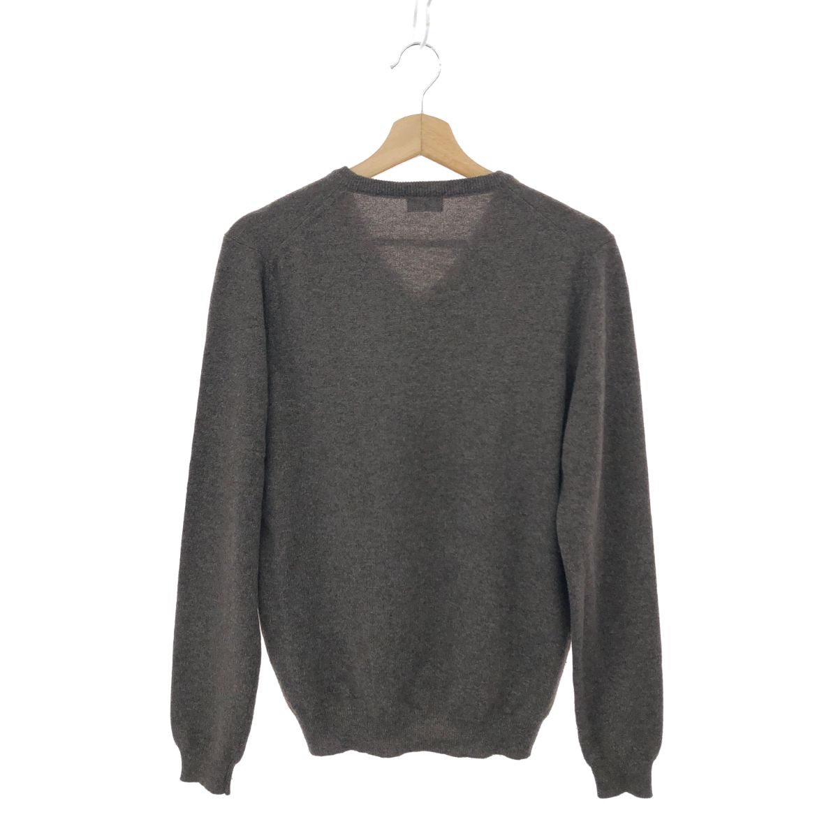 malo カシミヤ100%Vネックニットセーター マーロmaloカシミア100% Vネックニットセーター グレー マーロ Vネック