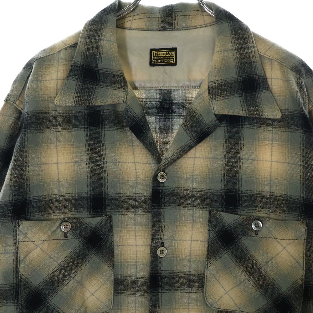 TENDERLOIN (テンダーロイン) 08AW T-WOOL SHT オンブレチェック