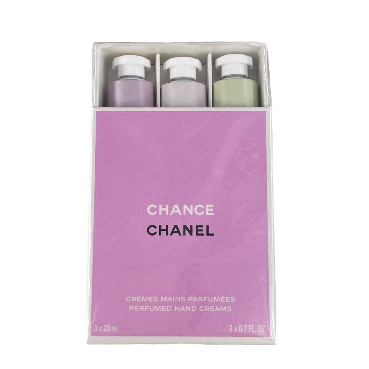 中古】 CHANEL シャネル チャンスクレームマン ハンド クリーム 3本