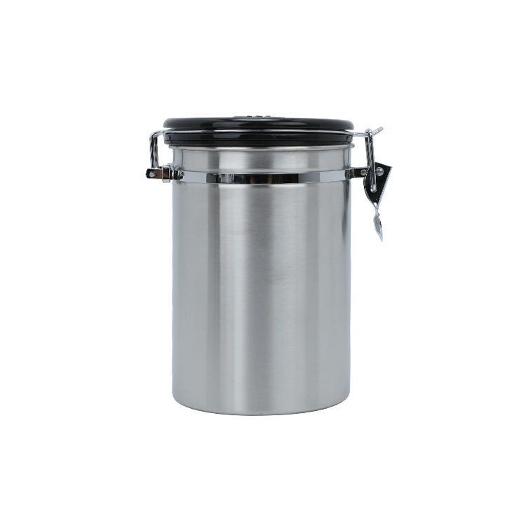 密封容器 コーヒー 1500ml 保存容器 ステンレス製 茶筒 日付表示ダイヤル 防湿保存缶 コーヒー密閉容器 遮光保存 酸化防止 - メルカリ
