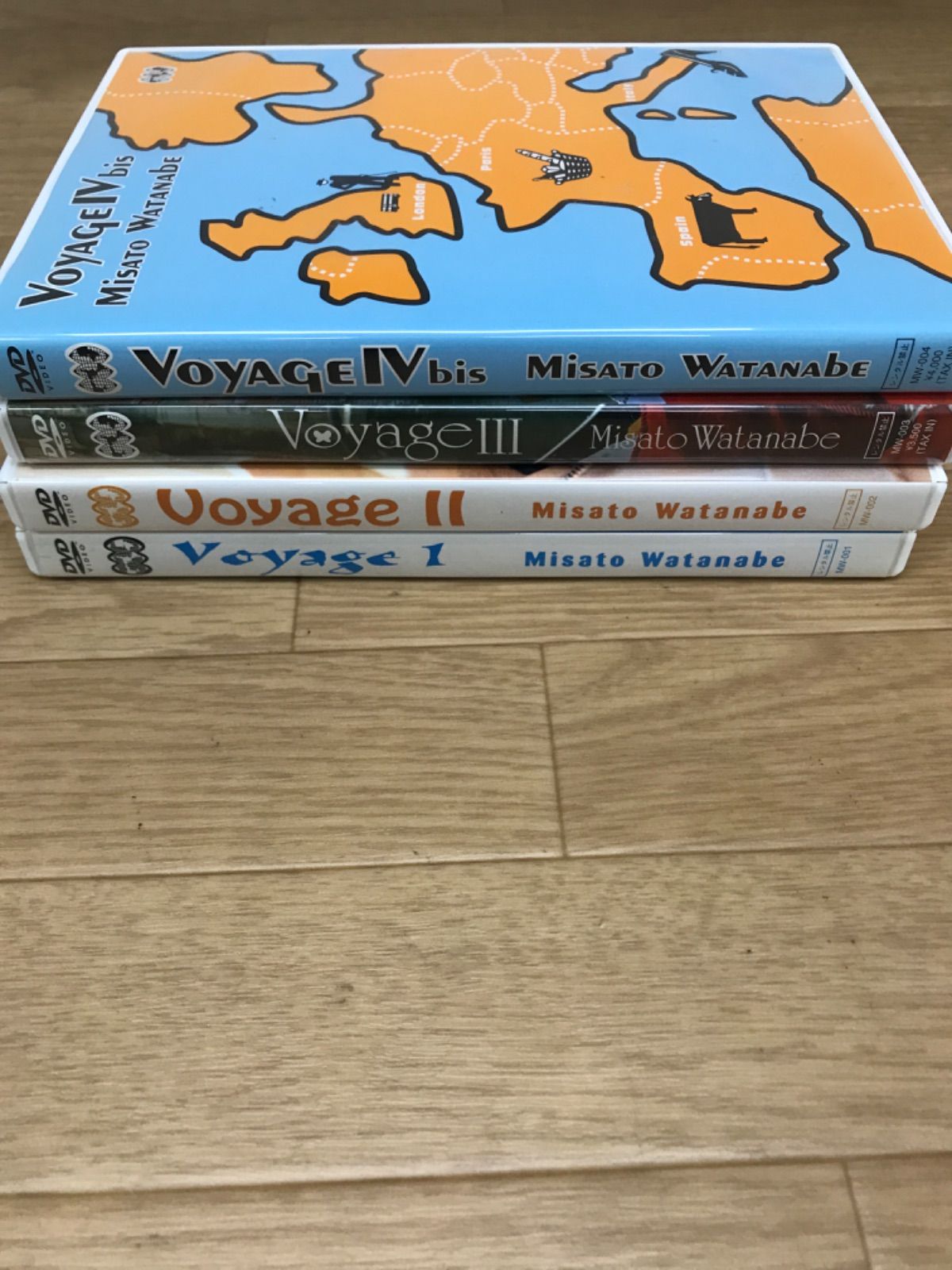 未開封あり★渡辺美里 DVD 5枚セット★Voyage I 〜IV Voice 未開封あり☆渡辺美里 DVD 5枚セット☆Voyage I 〜IV Voice