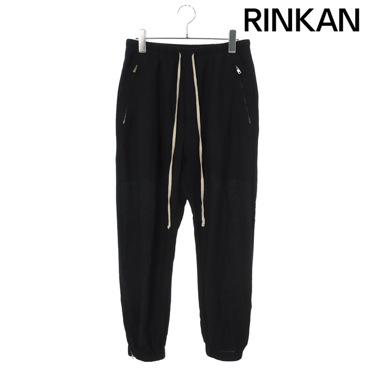 リックオウエンス ドローストリング クロップドパンツ TE素材　20FW リックオウエンス ドローストリング クロップドパンツ TE素材 20FW