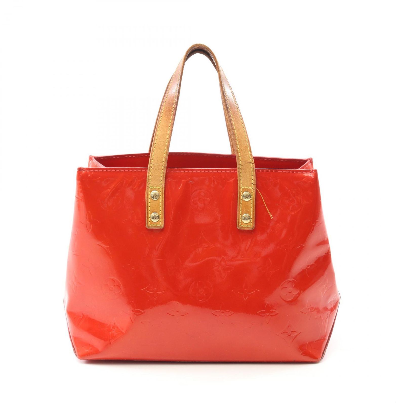 LOUIS VUITTON ルイ ヴィトン リードPM モノグラムヴェルニ ルージュ ハンドバッグ