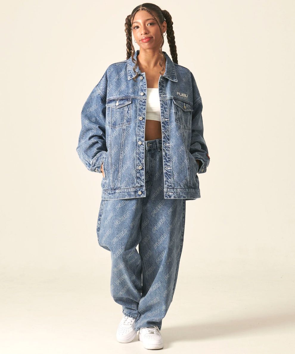 r*o様 新品級⭐︎フブ　XLデニムジャケット　キャラクター刺繍 40ジーンズ r*o様 新品級⭐︎フブ XLデニムジャケット キャラクター刺繍 40