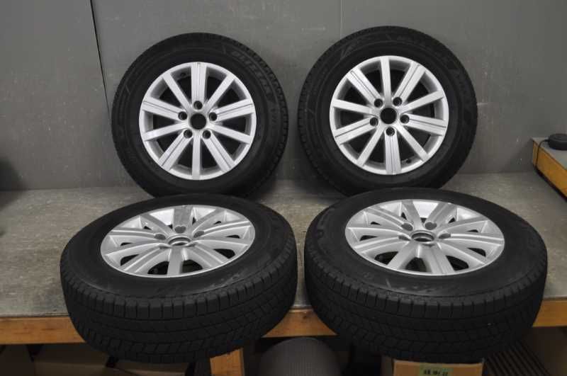 スタッドレスタイヤ 195 65 R15 15×6.5J 50 5H PCD112 4本セット 1KCBZ ゴルフ7 5G型 BLIZZAK VRX3 s020437H