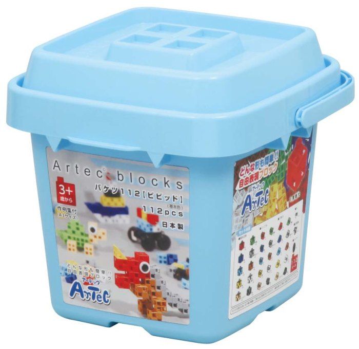 アーテック Artecブロック バケツ112 ビビット 112pcs 76538 （1点）