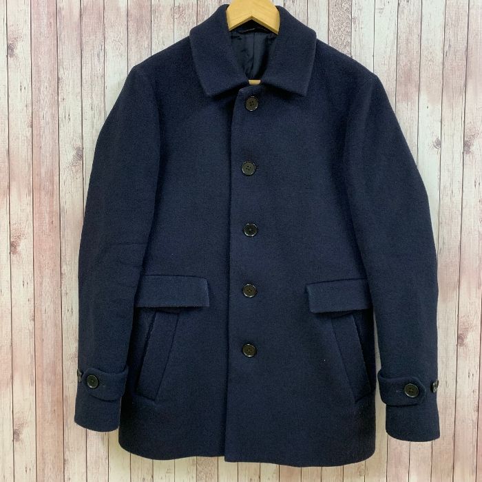ジョセフオム JOSEPH HOMME ハーフコート ステンカラー ウール 