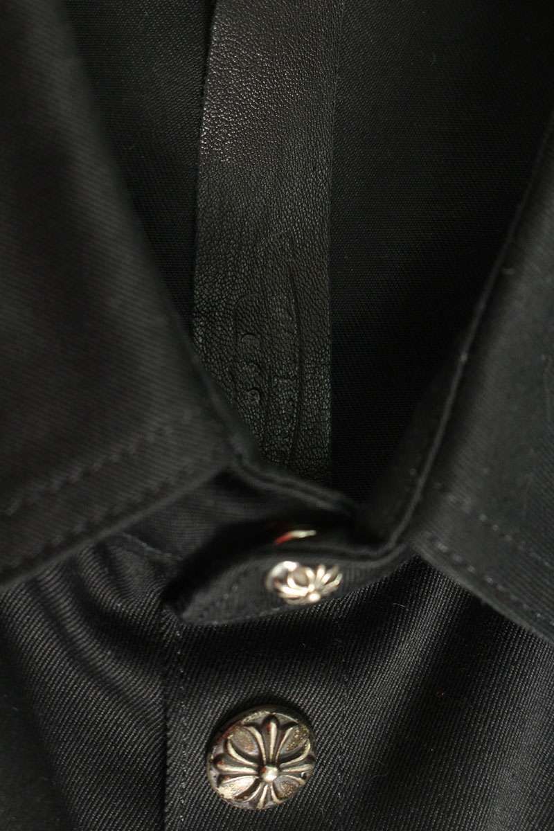 クロムハーツ ワークドッグ クロスボールボタンジャケット 黒 ブラック JPタグ クロムハーツ ワークドッグ クロスボールボタンジャケット 黒 ブラック