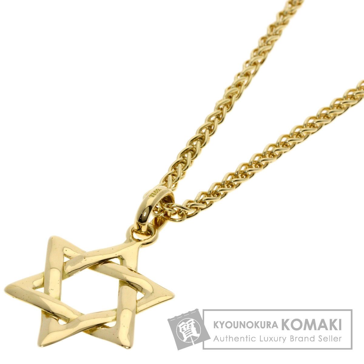 TIFFANY&Co. ティファニー スターオブダビデ ネックレス K18YG 