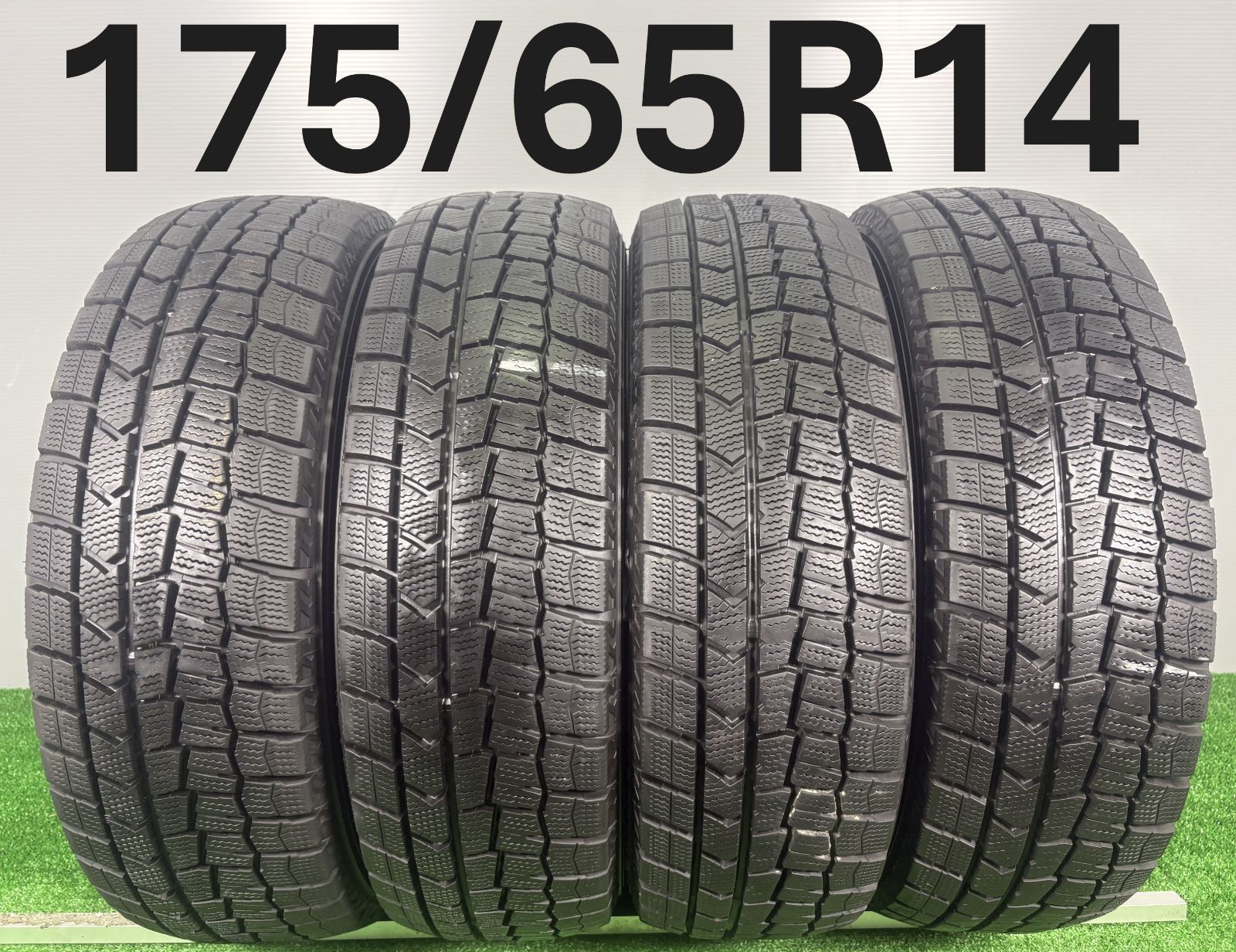 175 65R14 ダンロップ WM02 製 4本 冬タイヤ スタッドレス TA620