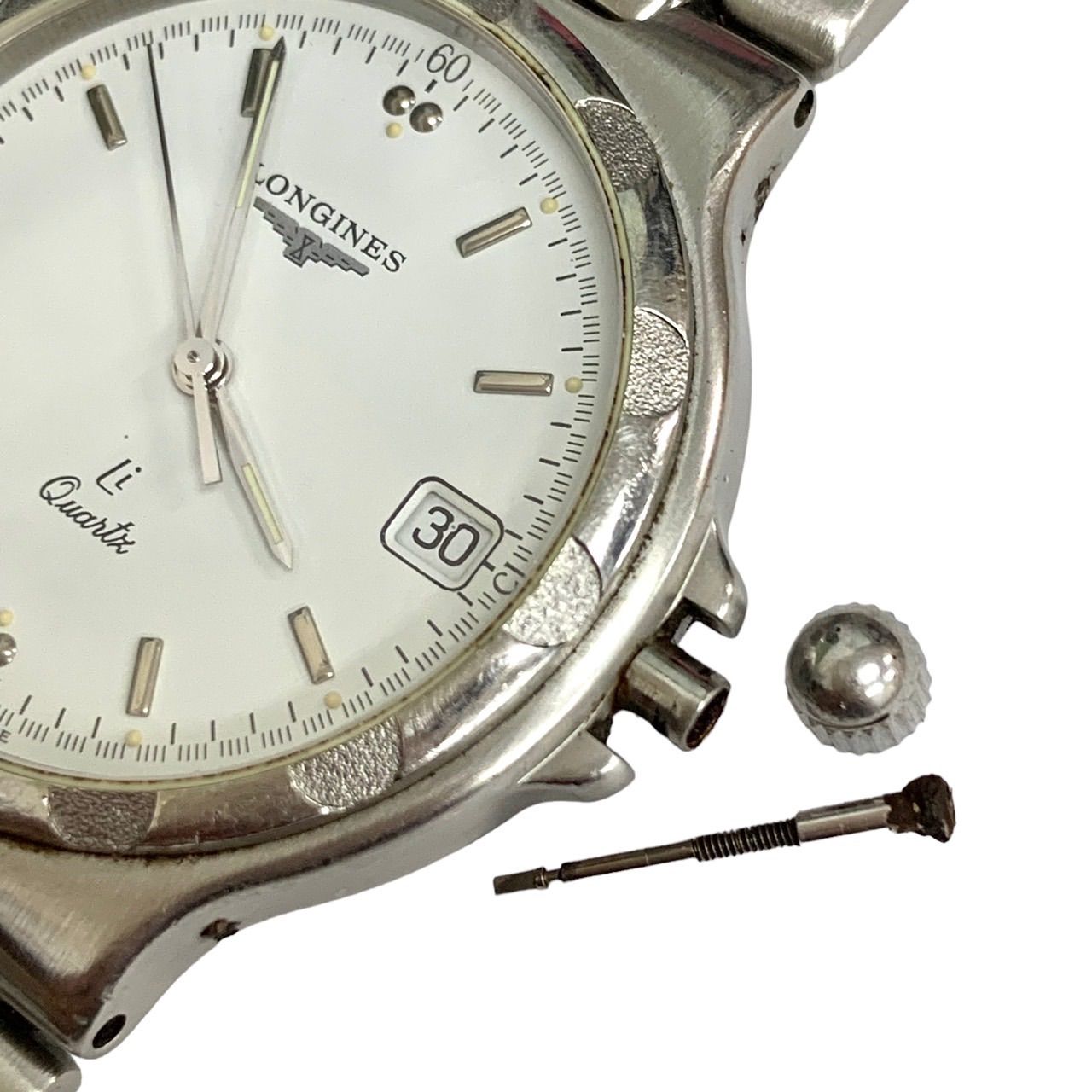 ジャンク品⭐ロンジン クオーツ腕時計 女性用 金色 LONGINES - 時計