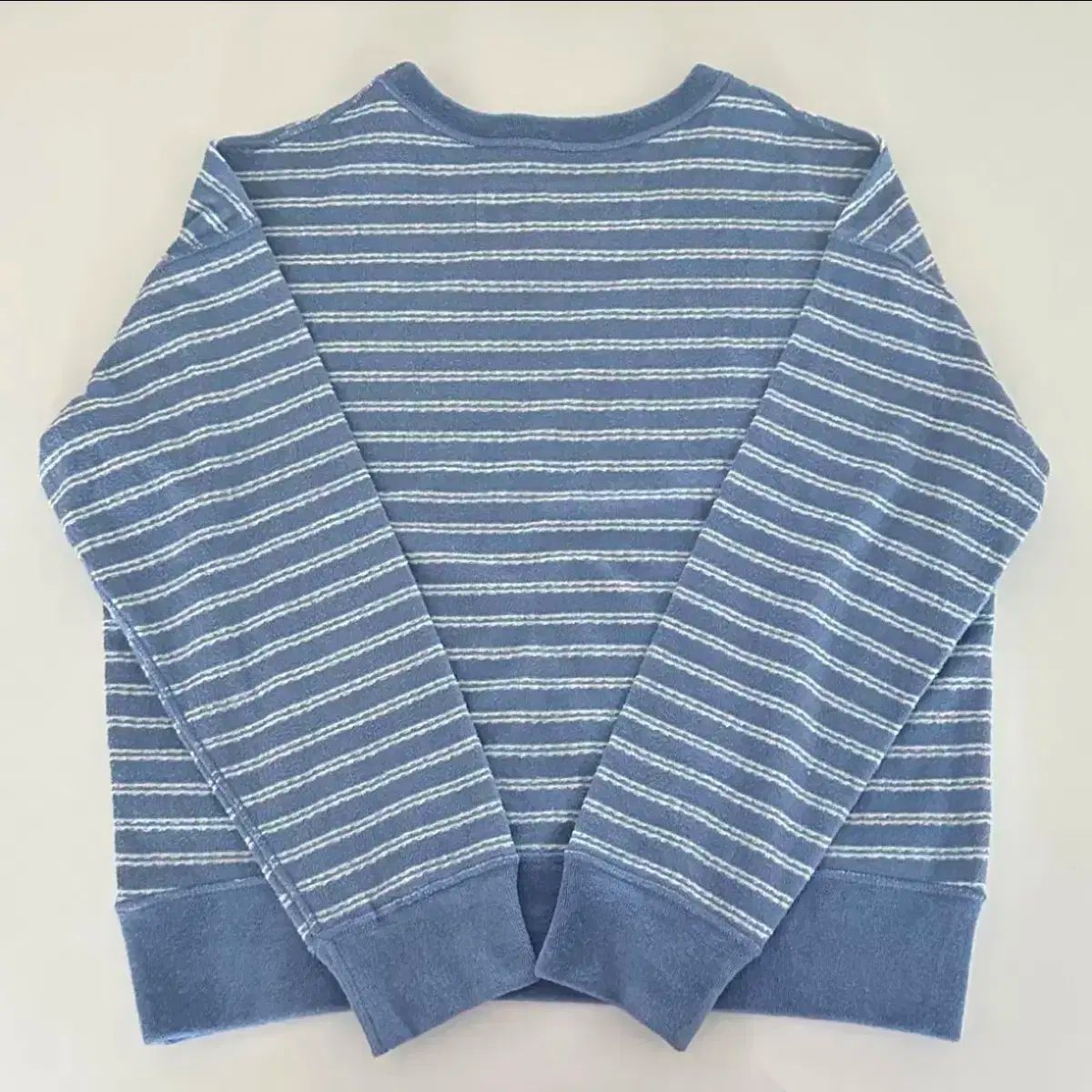  ビアプレーン フレンチテリー ストライプ スウェット シャツ トレーナー スウェット トップス