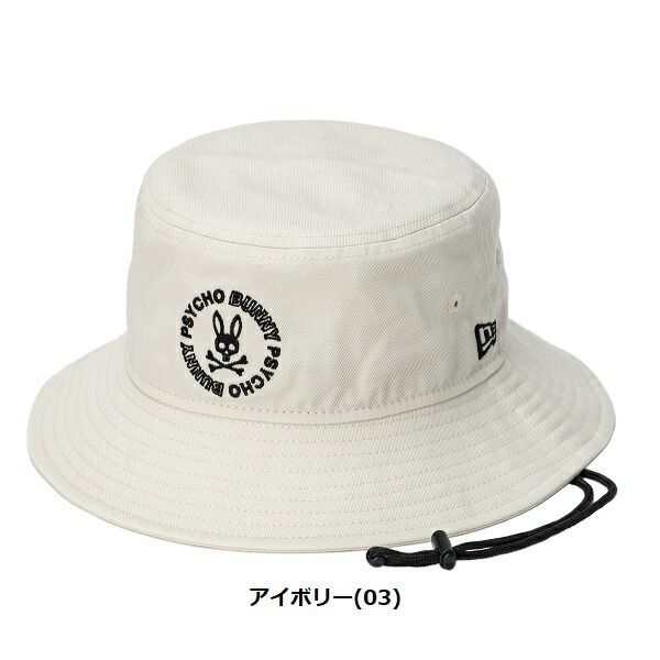 サイコバニー ゴルフ ハット NEW ERAコラボ メンズ レディース Psycho Bunny PBMG504F