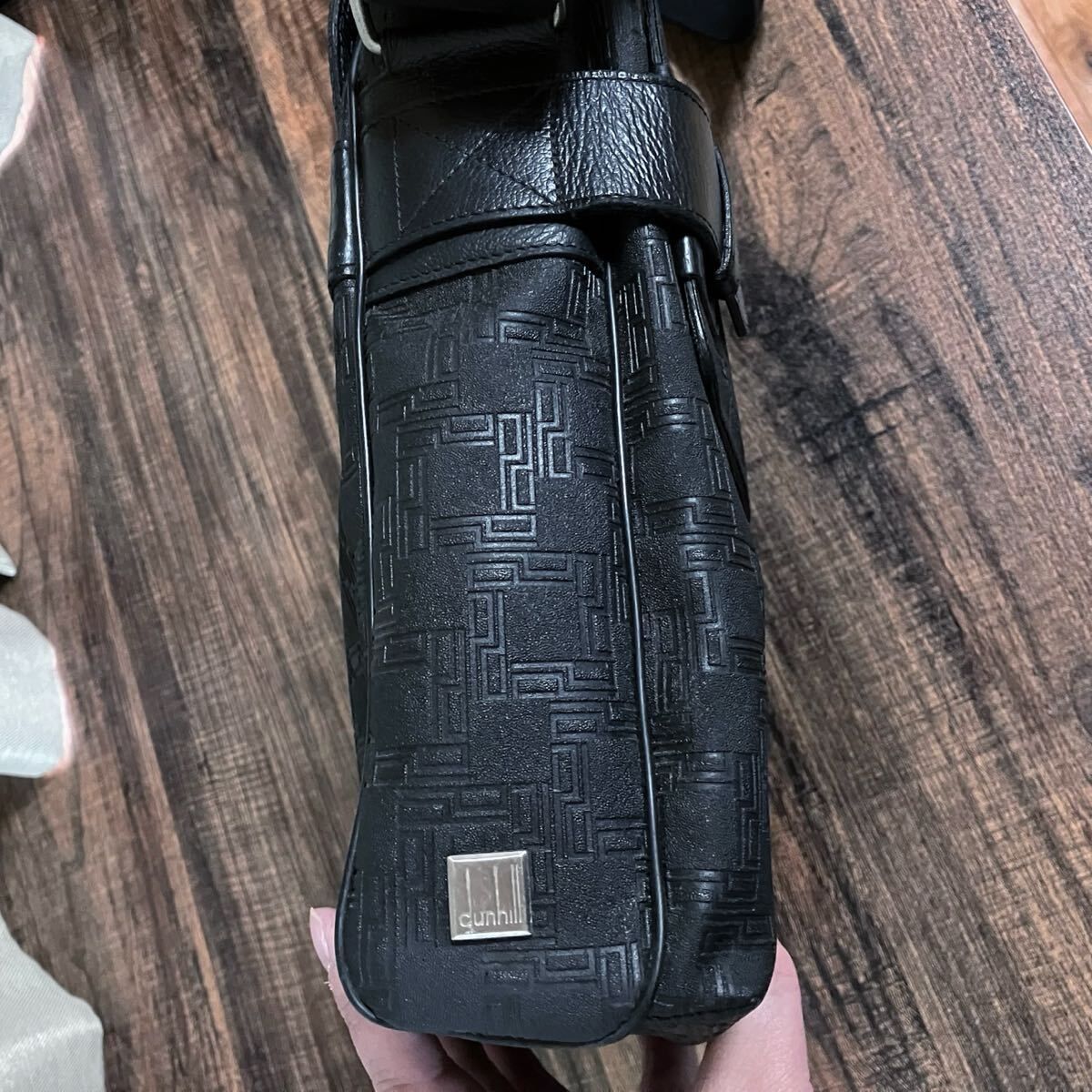 dunhill ダンヒル D-EIGHT D8 シグネチャー モノグラム 型押し