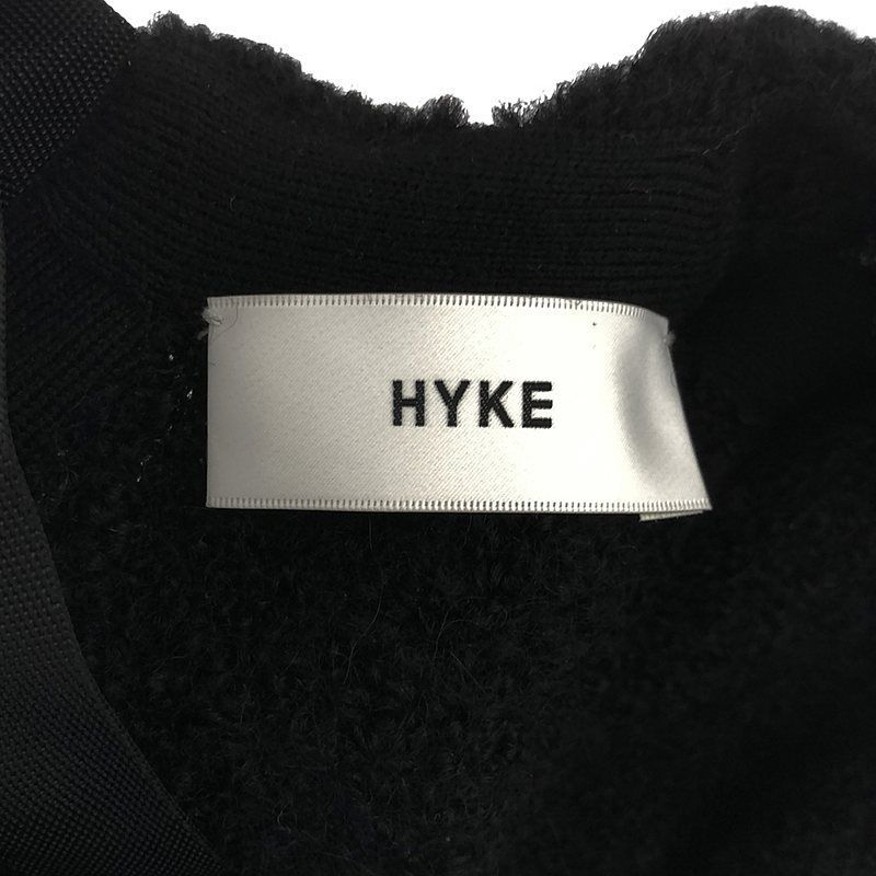 美品】 HYKE / ハイク | ボアベスト | ブラック | レディース - メルカリ