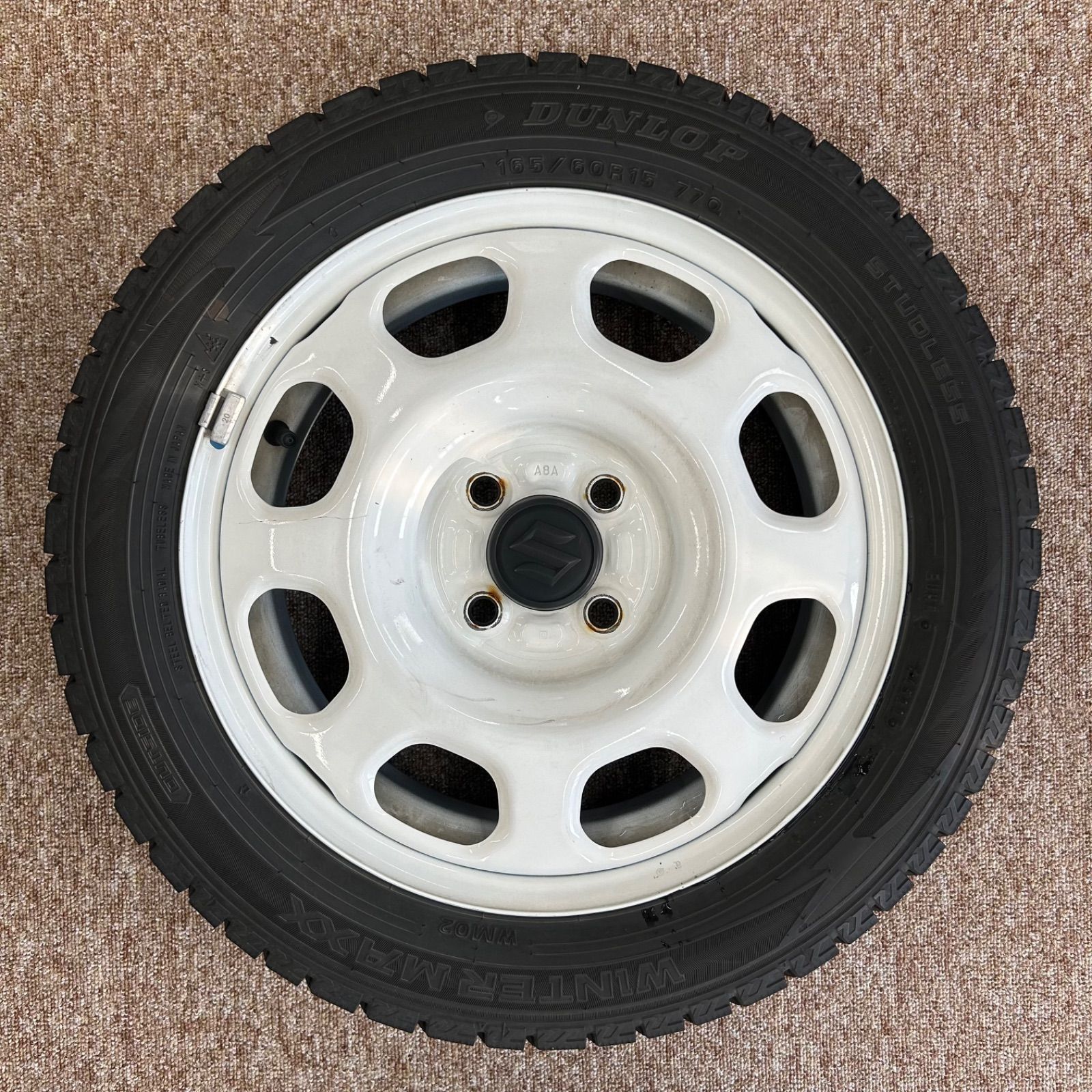 ハスラー純正ホイール、冬タイヤセット 165/60r15