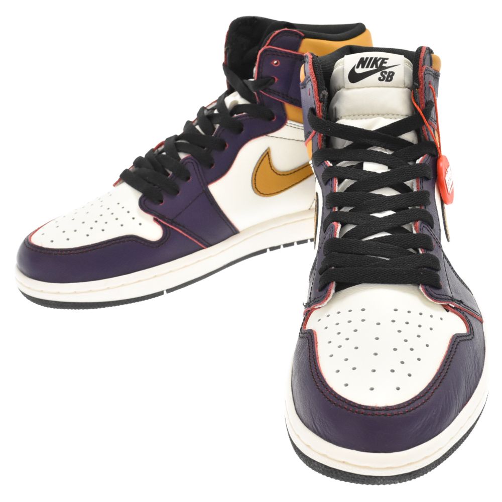NIKE SB (ナイキエスビー) AIR JORDAN 1 RETRO HIGH OG DEFIANT LAKERS
