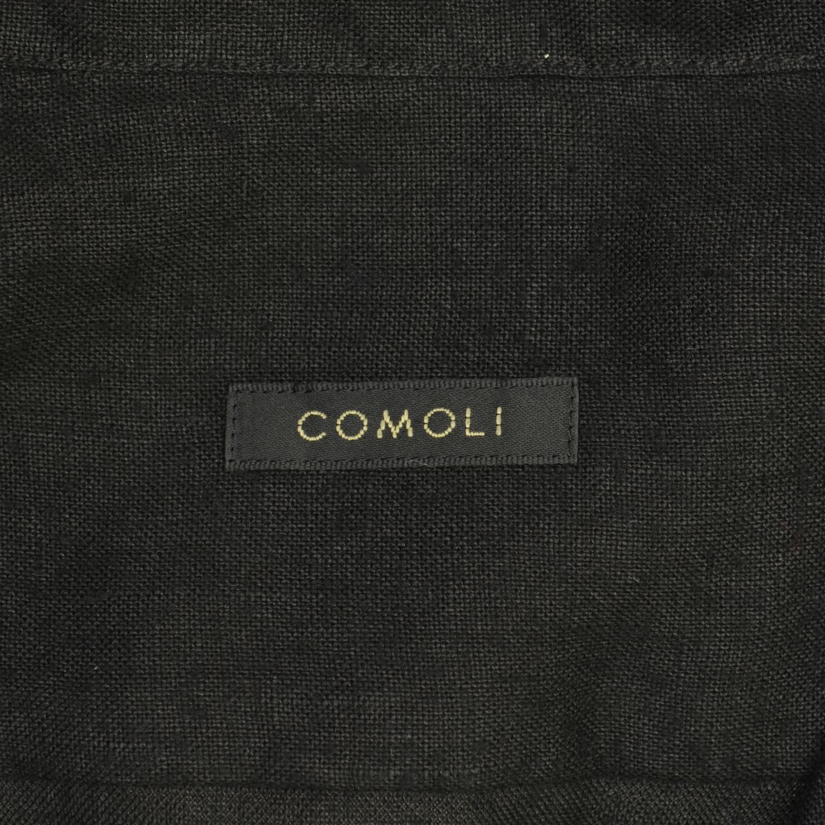 1【COMOLI / コモリ】23SS X01-02018 カナパ スキッパー半袖シャツ半袖