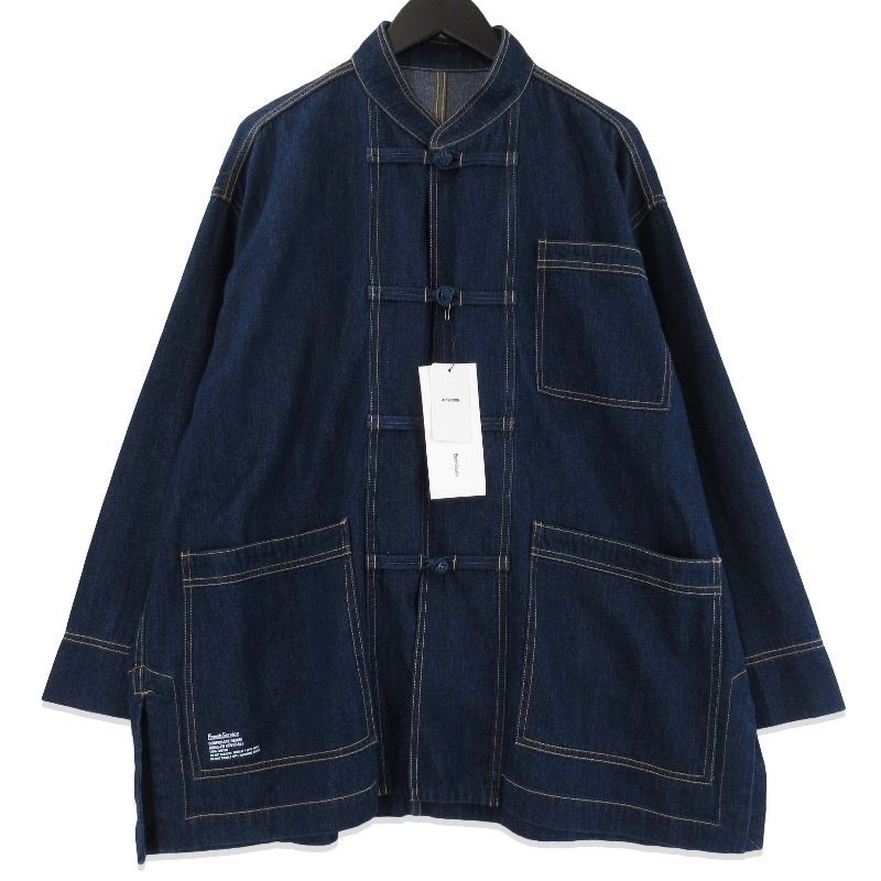 ✨美品✨フレッシュサービス デニムカンフーカバーオール Mサイズ