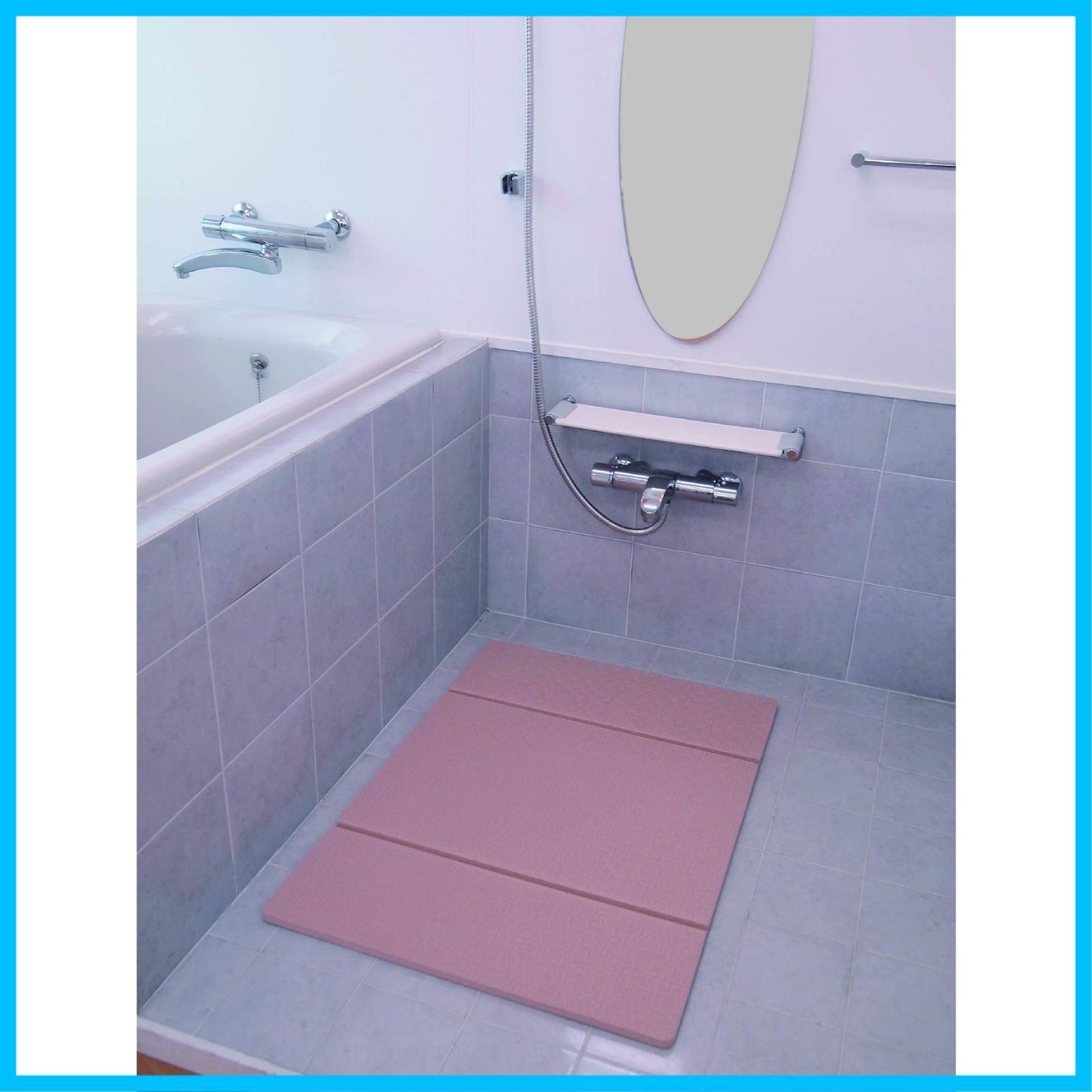  在庫 風呂マット 折りたたみ ラバースノコ 東和産業 約85 60 cm 風呂マット すのこ 浴室用具