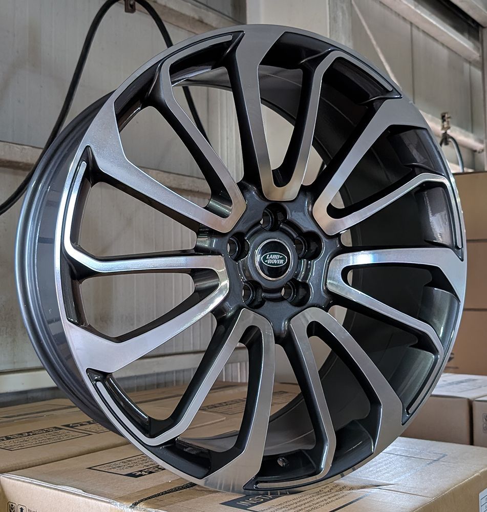 ランドローバー レンジローバー ディフェンダー 24インチ 24×10 45 120-5H 純正ストレートナット使用 ホイールのみ 4本セット