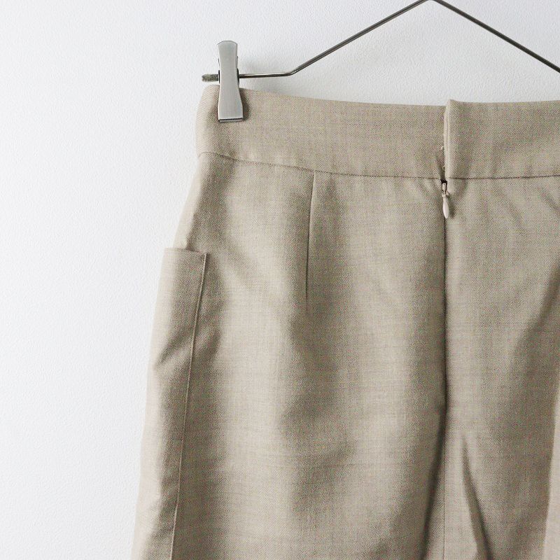 美品 フレームワーク FRAMeWORK ラップスカート 38/ベージュ